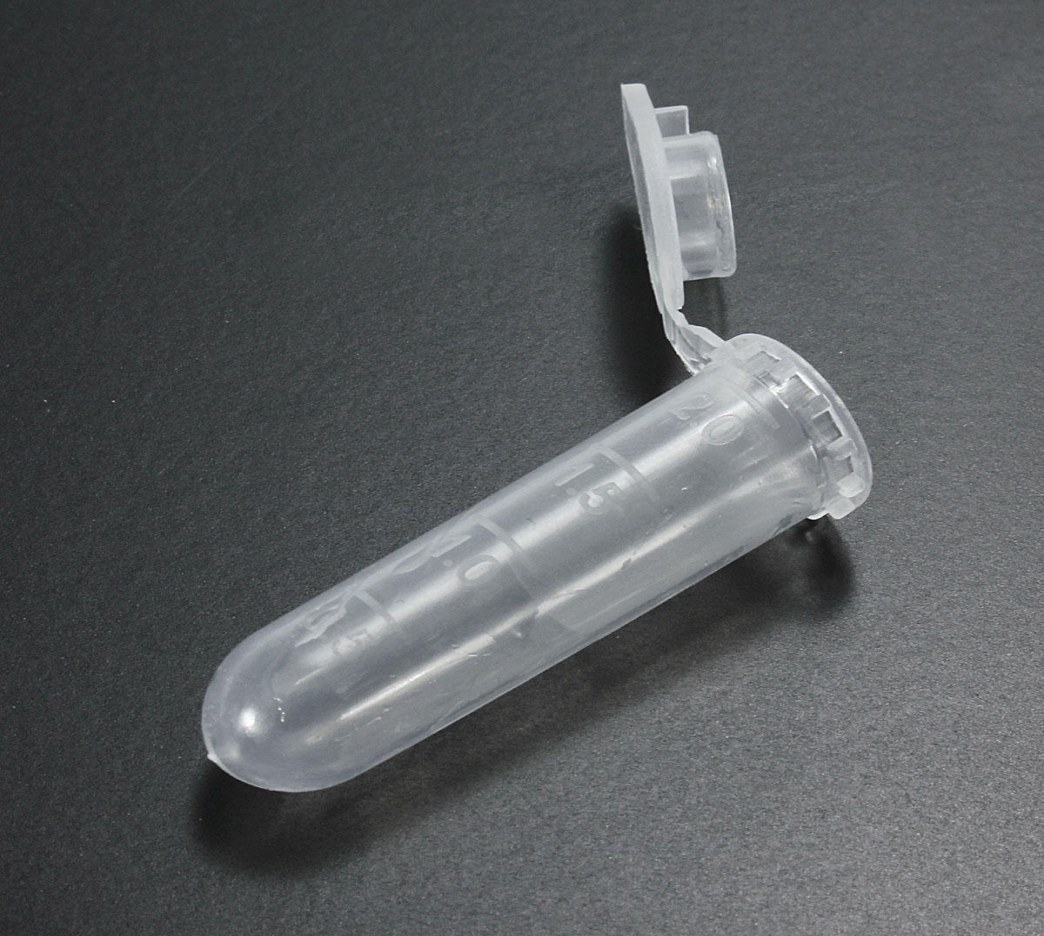  Clear Plastic Craft Ornaments 2ml Test Tube Centrifuge Vial With Snap Cap For Lab Laboratory