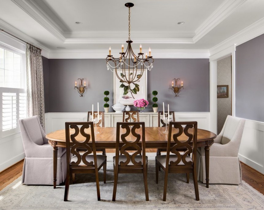  Wainscoting Ideas For Dining Room Formal With Gray Tile Unique Rooms